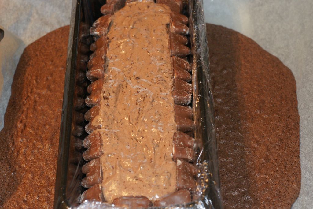 Bûche mouse chocolat ourson guimauve 2