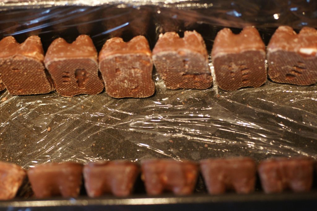 Bûche mousse chocolat ourson guimauve