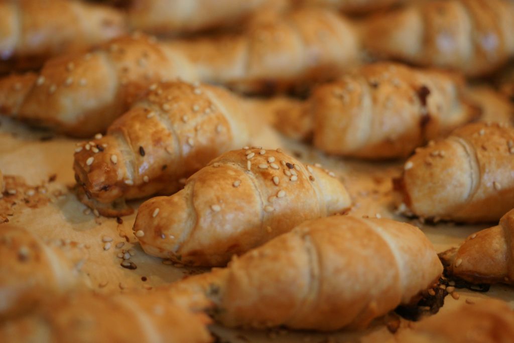 Croissants saumon estragon