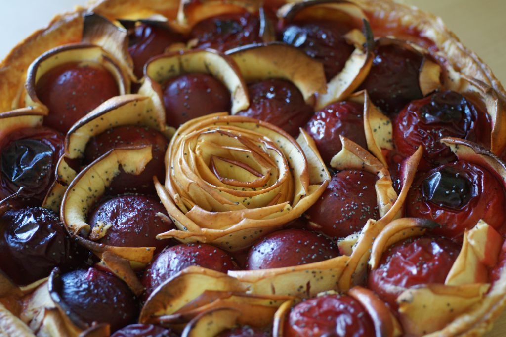 Tarte pomme prune 2