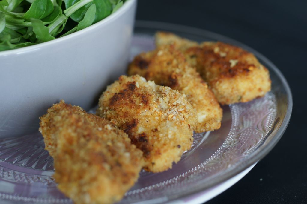 Poulet Pane Epice Fourchett Es