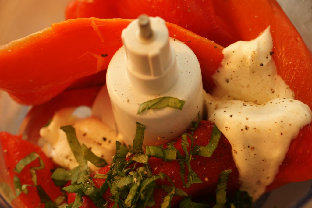 Crème de poivrons au basilic – Fourchett.es